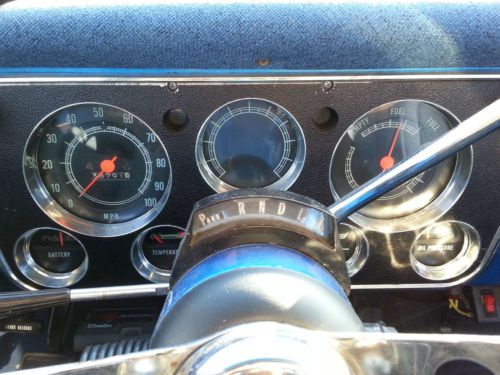 LIFTED 1971 CHEVY K-20 4X4! CORVETTE FUEL INJECTED LT1! AIR CONDITIONING! NO RES, image 21