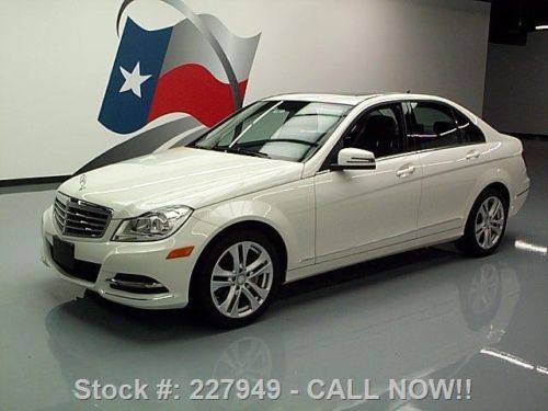 2012 mercedes-benz c300 4matic awd sunroof nav only 11k texas direct auto