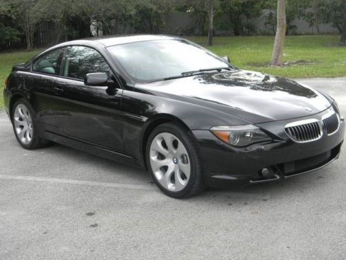 650i coupe nav cd keyless start abs pano roof black - black leather navi 650 wow