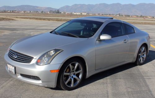 2003 infiniti g35 coupe 6 speed  no reserve