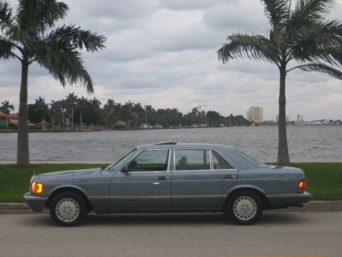 1988 89 90 mercedes benz 420sel 1own low 69k miles non smoker rare no reserve!!!