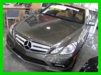 211 certified olivine grey e-550 5.5l v8 convertible launch edition *navigation