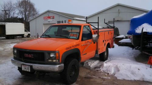 2000 gmc k2500 series fiberglass lighted utility/tool boxes with diamond plate