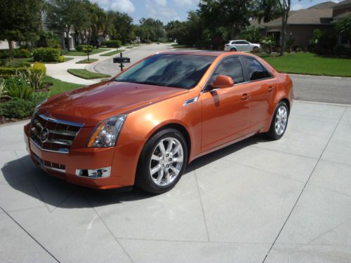 2008 cadillac cts hot lava limited edition