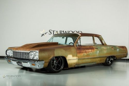 1964 chevrolet rat rod biscayne bagged 350 impala custom