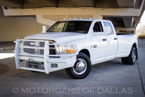 2011 dodge ram 3500 dual rear wheel sat radio aux jack tow package grill guard