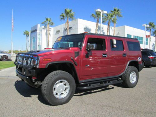 04 4x4 4wd burgundy 6.0l v8 leather navigation sunroof 3rd row miles:7:3k suv