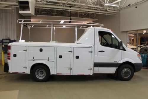 2011 sprinter 3500 w/ utility box &amp; aluminum ladder rack turbo diesel only 1k