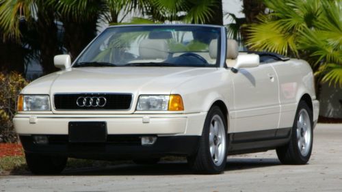 1998 audi cabriolet one florida owner 54,000 miles selling with no reserve