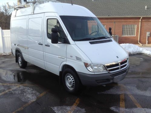 Dodge sprinter 2500 cargo high top cargo van!!! one owner!!! autocheck report!!!