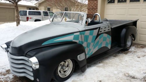 1949 chevy pickup. custom. 350 engine. convertible. one of a kind! car show king