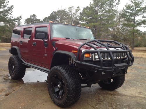 Custom hummer xd kmc rims 40&#034; tires dakar bumpers fabtech lift/shocks foglights