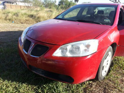 2006 ponitac g6 v6 red