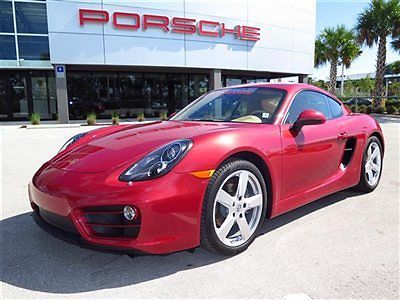 2014 porsche cayman 2.7l dealer demo 4900 miles porsche certified