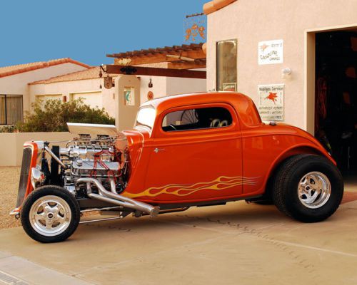 34ford coupe show car blown big block hot rod custom car classic ford prostreet