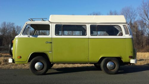 1978 vw transporter t2 type 2 bus camper westfalia