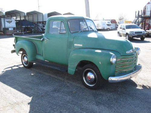 1951 chevy 3100 series half ton pickup truck.  fresh v8 &amp; automatic, air,