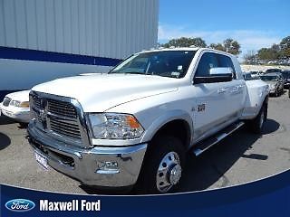 12 ram 3500 mega cab laramie 4x4, 6.7l cummins diesel, auto, navi, leather!