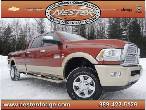 13 ram 2500 crew 4x4 laramie longhorn long bed moonroof nav heat&amp;cool seating