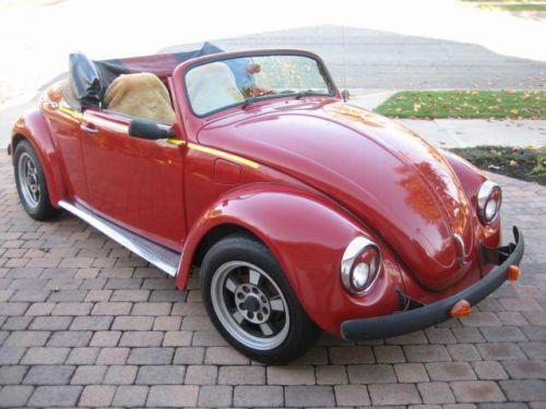 Vw convertible bug &#034;speedster&#034; style.  from german kit.  rare and really cool