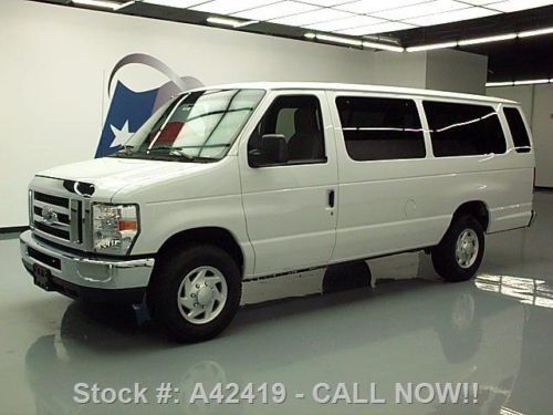 2012 ford e-350 xlt extended 5.4l v8 15-passenger 54k texas direct auto