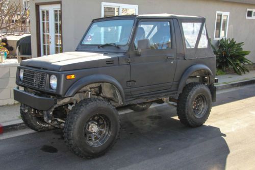 1986 suzuki samurai 1.6l efi 4x4 off road rock crawler offroad 4wd trail rig