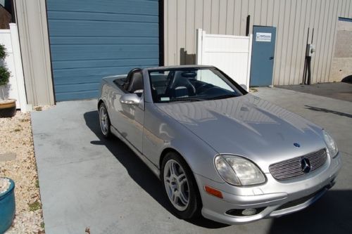 2002 mercedes slk 32 amg hardtop roadster 3.2l v6 kompressor 02 convertible 320