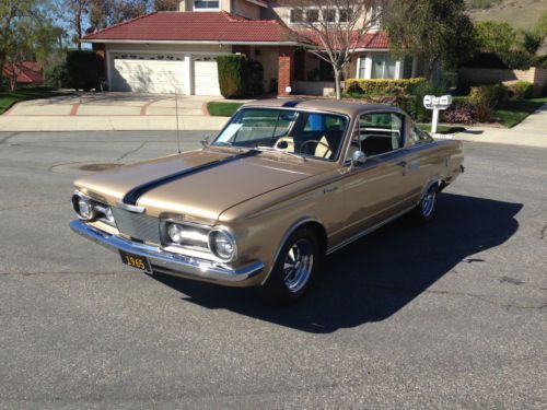 1965 plymouth barracuda base 4.5l