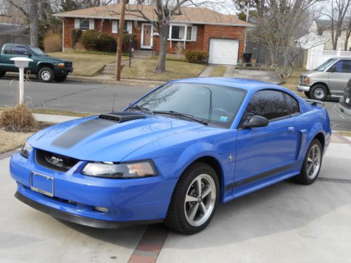 2003 ford mustang mach 1 azure blue