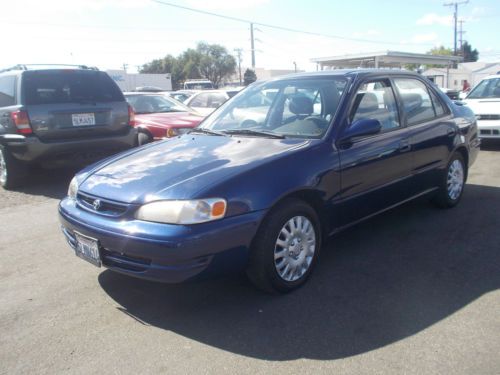 1998 toyota corolla, no reserve