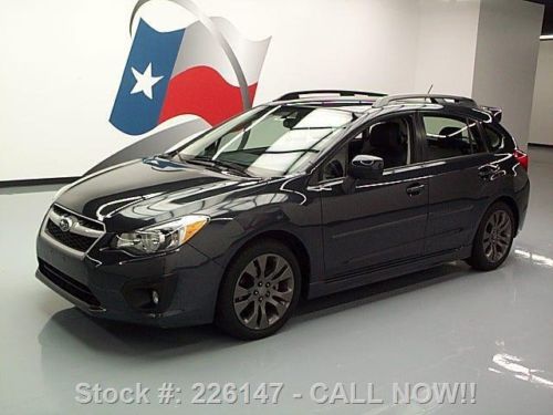 2012 subaru impreza 2.0i sport ltd awd htd leather 15k texas direct auto