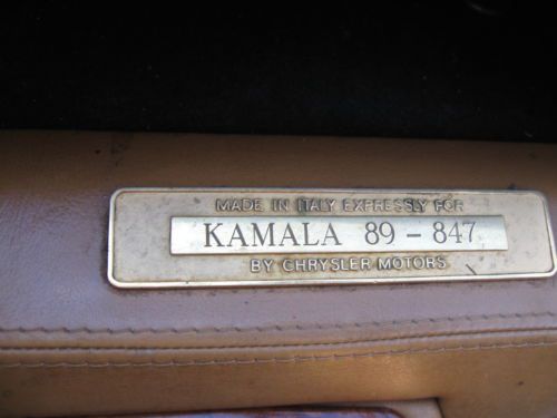 1989 CHRYSLER TC BY MASERATI GARAGED ONE OWNER CALIFORNIA CAR 69K MILES, image 2