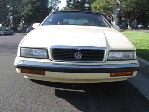 1989 CHRYSLER TC BY MASERATI GARAGED ONE OWNER CALIFORNIA CAR 69K MILES, image 23