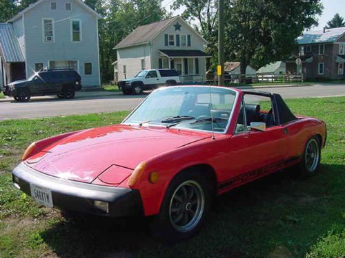 Historical 1975 porsche 914 hardtop convertible