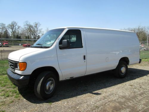 Ford e-350 extended cargo van 1 owner vehicle dealer serviced runs/drives well