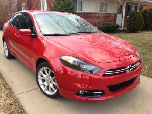 2013 dodge dart sxt rallye 1.4l 6 speed manual, rebuilt salvage title