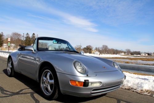 1996 porsche 911 carrera cabriolet &#034;low miles, full records, gorgeous!!!&#034;