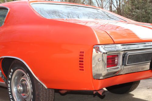 1970 Chevelle, Matching Numbers, Hugger Orange, White, Stripes and Interior, image 8