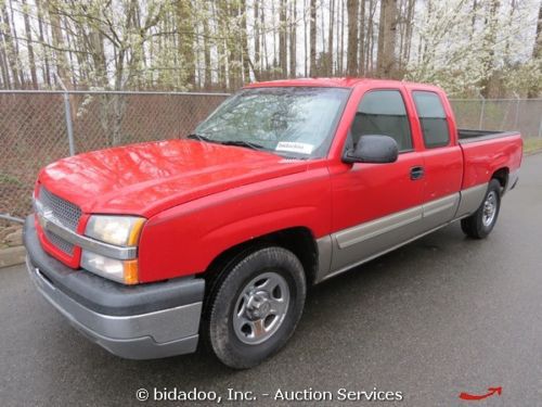 Chevrolet silverado 1500ls extended cab pickup truck 4 door 6.5&#039; bed v8 auto ac
