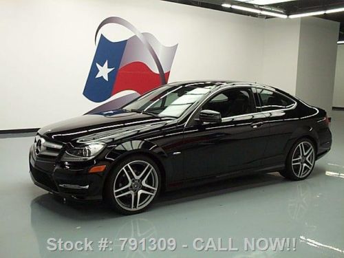 2012 mercedes-benz c250 coupe p1 pano sunroof nav 31k! texas direct auto