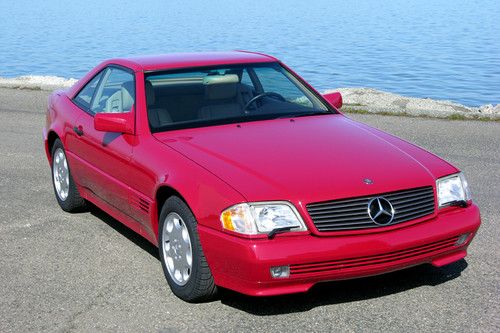 1995 mercedes-benz sl500 - single owner ca sl - 9,700 original miles!