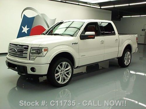 2013 ford f-150 ltd crew ecoboost 4x4 sunroof nav 16k texas direct auto