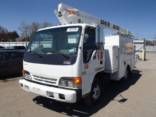 2002 isuzu npr-hd base 4.8l  boom crane