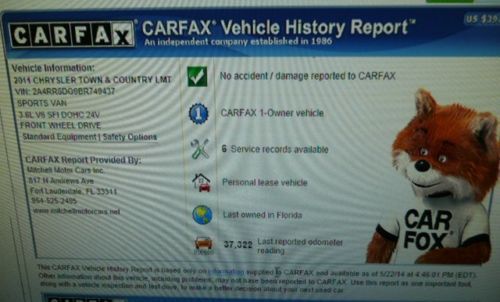2011 Chrysler Town and Country Limited Stow and Go 1 Owner Clean Car Fax, US $25,000.00, image 28