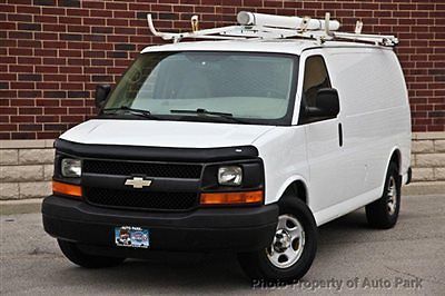 07 express 1500  van 4.3l v6 1 owner cargo utility racks roof racks abs a/c