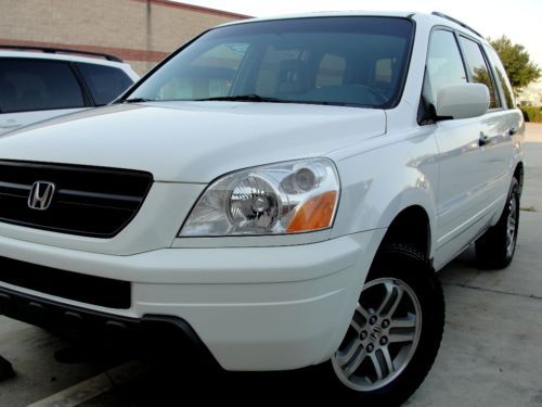 2005 honda pilot exl 4wd 3 rows! 1 florida owner! no reserve auction!