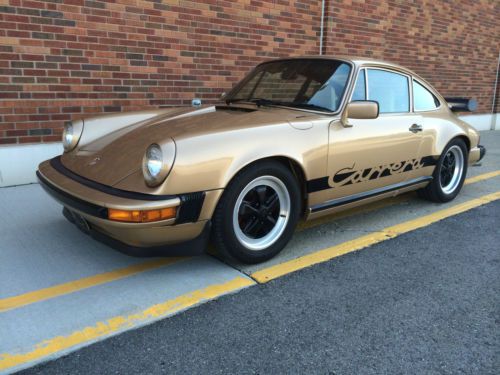 1980 Porsche 911SC Coupe Rare Classic Casablanca Beige Metallic Limited Slip COA, image 2