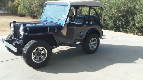 1953 willys cj3a custom frame off rebuild no reserve