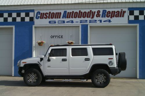 2005 hummer h2 white