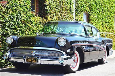 &#039;57 buick roadmaster, black/black &amp; white, restored, p/s, p/b, p/w, superb examp